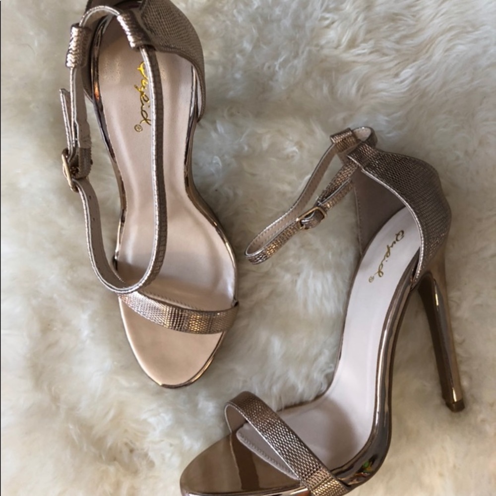 GLEE Rose Gold Sandal